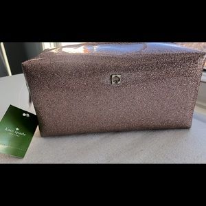 Kate Spade Rose Gold toiletry bag